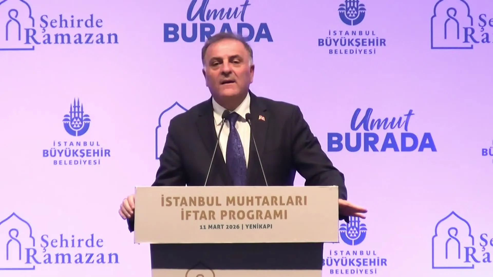 Muhtarlar iftarında konuşan Nuri Aslan: Ekrem Başkanımız ve tüm yol arkadaşlarımız yeniden aramıza dönecek, omuz omuza hizmete devam edeceğiz